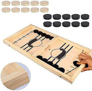 `FXZbg Fast Sling Puck Game Paced,Tinfence Table Desktop Battle,Winner Board Games Toys for Adults Parent-Child Interactive Chess Game (22.7 x 12.5 in) ysAiz