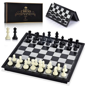 `FXZbg ColorGo Chess Set with Folding Magnetic Travel Games Board and 2 Extra Queens for Kids and Adults ysAiz