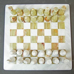 �`�F�X�Z�b�g Marble Chess Set for Adults Premium Stone Chess Set Best Decorative Chess Set for Home D?cor Gifts Exclusive Handmade with Velvet Box Anti Scratch Pad �y���s�A���i�z