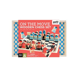 �`�F�X�Z�b�g Petit Collage On The Move Wooden Chess Set �y���s�A���i�z
