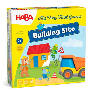 `FXZbg HABA My Very First Games Building Site - Cooperative Learning Kids Game, Toddler Learning Activities & Games for 2+ Year Olds, Games with Toy Trucks ysAiz
