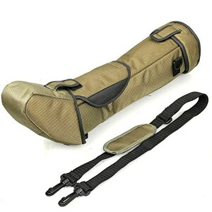 �C���R ���� �o�[�h �g���x���L�����A�[ 20-60X80 25-75x100 Bird Watching Telescope Hunting Spotting Scope Case Bag Shock Absorbing Backpack Cover 80mm 100mm (For 100mm Telescope), Green �y���s�A���i�z