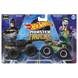 �z�b�g�E�B�[�� �����X�^�[�g���b�N Hot Wheels Monster Trucks Batman vs The Joker 2 Pack �y���s�A���i�z