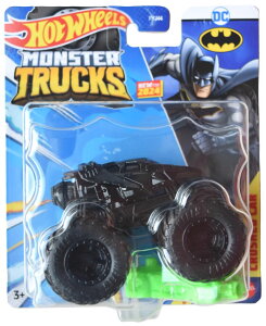 �z�b�g�E�B�[�� �����X�^�[�g���b�N Hot Wheels Monster Trucks Batman, Includes Crushed Car �y���s�A���i�z