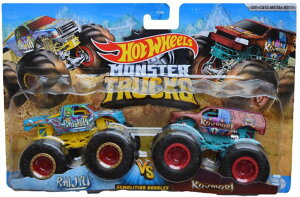 �z�b�g�E�B�[�� �����X�^�[�g���b�N Hot Wheels Monster Trucks Raijyu Vs Koumori - Demolition Double �y���s�A���i�z
