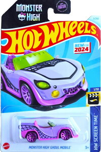 �z�b�g�E�B�[�� �����X�^�[�g���b�N Hot Wheels New for 2024- Monsterhigh Ghoul Mobile - Screen Time Series 1/10 �y���s�A���i�z