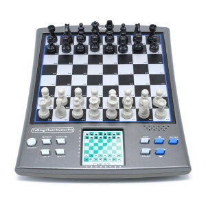 `FXZbg iCore Electronic Chess Set, Talking Computer Chess Board, 100 Preset Exercises, 5 Levels, 40 Famous Electronic Chess Games for Kids & Adults ysAiz