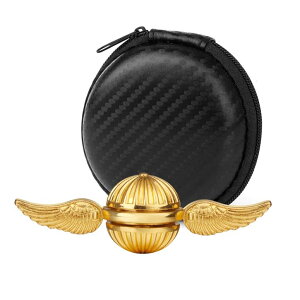 �`�F�X�Z�b�g Umnodobn Gold Fidget Spinner Magic Orb Anxiety Toys Stress Relief Reducer Spin Fidgets Hand Bearing Tri Spinner Finger Spinners Toy Focus Fidgeting Restless Novelty Gift for Adults Kids �y���s�A���i�z
