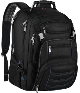 �C���R ���� �o�[�h �g���x���L�����A�[ 18.4 Inch Laptop Backpack,Extra Large Travel Backpack with USB Charger Port for Men Women,60L Big Capacity Heavy Duty Computer Bag TSA Friendly RFID Anti Theft Pocket Backbag,21.3*15.7*11.8inch �y��