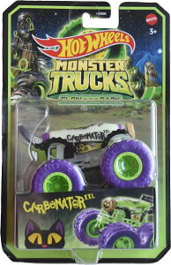 �z�b�g�E�B�[�� �����X�^�[�g���b�N Hot Wheels Monster Trucks Glow in The Dark 1:64 Scale Trucks (Carbonator XXL) �y���s�A���i�z