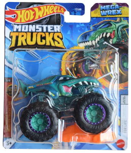 �z�b�g�E�B�[�� �����X�^�[�g���b�N Hot Wheels Monster Trucks Mega Wrex, Monster Trucks Live 5/8 Connect Car �y���s�A���i�z