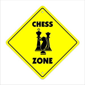 �`�F�X�Z�b�g Chess Crossing Sign Zone Xing | Indoor/Outdoor | 12 Tall Game Board Game Player Lover Timer Set Pieces �y���s�A���i�z