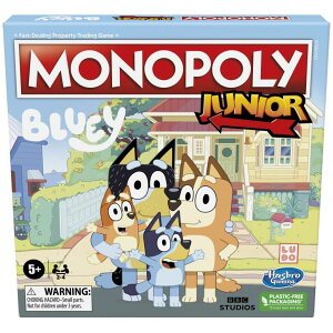 �`�F�X�Z�b�g Hasbro Gaming Monopoly Junior Bluey Edition Board Game | Kids Play as Bluey, Bingo, Mum & Dad for Girls & Boys | Ages 5+ (Amazon Exclusive) �y���s�A���i�z