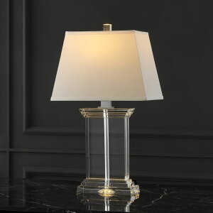 Tt@B safavieh e[uv Tt@r Tt@BA SAFAVIEH Couture Lighting Collection Schmidt Crystal 24-inch Bedroom Living Room Home Office Desk Nightstand Table Lamp (LED Bulb Included) ysAiz