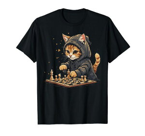 �`�F�X�Z�b�g Chess Mens, Womens & Kids Cat Chess player T-Shirt �y���s�A���i�z