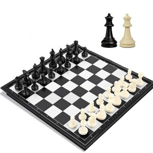 `FXZbg Travel Chess Set, 10 inch Magnetic Chess Board with 2 Extra Queen Portable Folding Board Chess Games for Kids, Adults ysAiz
