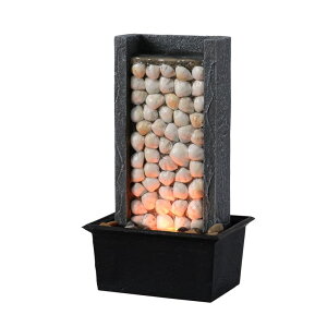   ̃IuWF e[ugbvt@Ee CeA MAOCHI Tabletop Water Fountain,Natural Shell Waterfall Fountain with LED LightsC Meditation Desk Water Decorative Home DecorCOffice Decor or House Warming Gi