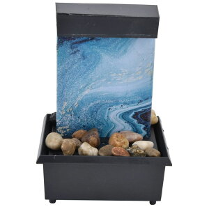   ̃IuWF e[ugbvt@Ee CeA jerss Led Tabletop Fountain Waterscape Marble Decoration Desktop USB Circulation Ornaments Fountain Tabletop Base for 3V Small Tabletop Fountains ysA