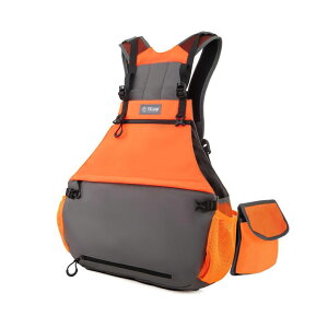 �C���R ���� �o�[�h �g���x���L�����A�[ TKLoop Upland Hunting Vest Pheasant Upland Strap Bird Vest Tactical Vest Orange Grey with Blood-Proof Lining �y���s�A���i�z