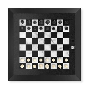 `FXZbg Home Magnetics Magnetic Wall Chess Set - Wall Mounted Chess Board Game - Framed Wooden Chess Set with Magnetic Chess Pieces (Black) ysAiz