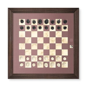 �`�F�X�Z�b�g Home Magnetics Magnetic Wall Chess Set - Wall Mounted Chess Board Game - Framed Wooden Chess Set with Magnetic Chess Pieces (Classic Espresso) �y���s�A���i�z