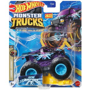 ホットウィール モンスタートラック Hot Wheels Monster Trucks New for 2023 1:64 Scale (Electric Bigfoot 6/6 Leading Legends) 【並行輸入品】