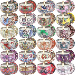 `FXZbg Wfmolcand 24 Pack Scented Candles Gift Set for Women, 2.5 oz Aromatherapy Candle Gift Sets for Mom,Soy Candle Set for Mother, Women, Friends and Coworkers ysAiz