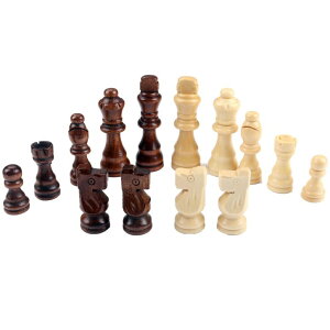 �`�F�X�Z�b�g ziphia Wooden Chess Pieces Only, 32 Pieses Standard Tournamen Staunton Wood Chessmen - 3.05 Inch King / Storage Bag / Gift Package Replacement of Missing Piece �y���s�A���i�z