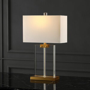 �T�t�@���B�� safavieh �e�[�u�������v �T�t�@�r�� �T�t�@���B�A SAFAVIEH Couture Lighting Collection Maddock Crystal 26-inch Bedroom Living Room Home Office Desk Nightstand Table Lamp (LED Bulb Included) �y���s�A���i�z