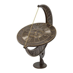 v Whitehall Products Sun and Moon Sundial, French Bronze ysAiz