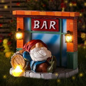 K[fCgLED\[[Cg \[[p[ Red Cardinal Bird Statue with LED Ball Light 8.6"Resin Caidinal Figurine Outdoor Waterproof Solar Statues for Yard and Garden Unique Housewarming Birthday Outdoor Gifts for Women Mom W y