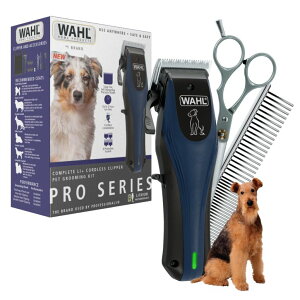 ybgoJ Wahl Professional Animal KMC+ 2-Speed Cordless Clipper (3027168) - Detachable Blade Pet & Dog Clipper Kit - Patented Ergonomic Housing Design - Navy ysAiz