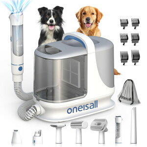 ybgoJ Dog Gromming Vacuum, Pet Grooming Kit with Pet Clipper, Dog Vacuum for Shedding Grooming, 2.5L 6-in-1 Low Noise Grooming Kit for Dogs Cats at Home ysAiz