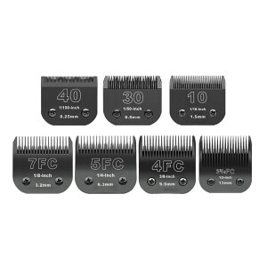 ybgoJ 10W/15W/30W Wide Clipper Blade & Dog Stainless Steel Wide Clipper Attachment Guard Comb Set for A5 Series | Snap-On/Off Design Combs,Only Fir for 10W/15W/30W Wide Blade (12-Piece) ysAiz