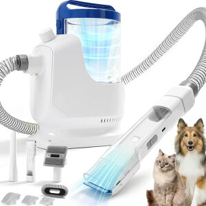�y�b�g�o���J�� Fsitego Dog Grooming Kit with Vacuum Clippers: Dog Vacuum for Shedding Grooming with Pet Hair Trimmer - 3L Pet Grooming Vacuum for Dogs Low Noise �y���s�A���i�z