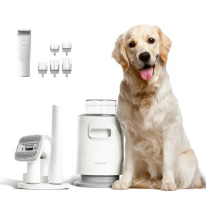 �y�b�g�o���J�� Neakasa by neabot P0 Pro Dog Grooming Vacuum for Shedding, 6.6lbs Lightweight Portable Grooming Kit, Low Noise Dog Clippers, Pet Hair Remover for Cats �y���s�A���i�z