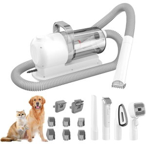 ybgoJ PETEMPO Dog Grooming Vacuum & Blow Dryer, 2.5L Dog Vacuum for Shedding Grooming with 3 Temperature Settings, 10-in-1 Pet Vacuum Grooming Kit for Dogs & Cats ysAiz