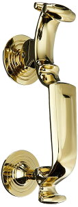 hAmbJ[ Baldwin 0113.003 S-Shaped Door Knocker, Lifetime Polished Brass ysAiz