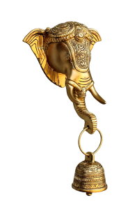 hAmbJ[ StonKraft Ideal Gift - Beautiful Elephant Face Door Knocker/Door Decor with Brass Bell for Door Decor and Wall Decor ysAiz