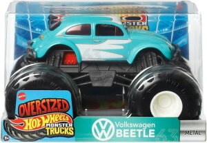 �z�b�g�E�B�[�� �����X�^�[�g���b�N Hot Wheels Monster Trucks Oversized 2025 Beetle 1:24 Scale Diecast �y���s�A���i�z
