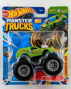�z�b�g�E�B�[�� �����X�^�[�g���b�N Hot Wheels Monster Trucks Poison Pinto, Diecast Vehicle, Green �y���s�A���i�z