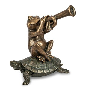 K[f  CeA u^  ̃IuWF EH[^[tH[t@Ee Aquascape Pond and Garden Jazz Frog Spitter Fountain, Bronze ysAiz