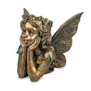 K[f  CeA u^  ̃IuWF EH[^[tH[t@Ee Aquascape Pond and Garden Fairy Planter Spitter Fountain, Bronze ysAiz