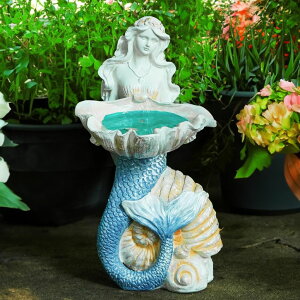 �K�[�f�����C�gLED�\�[���[���C�g �\�[���[�p���[ Teaeeno Outdoor Mermaid Decor Garden Statues with Solar Lights,Art Mermaid Figurine,Mermaid Decor for Home,Solar Lawn Ornament,Animal Solar Outdoor Decor,Solar Lamp Decor for Patio Dec �y