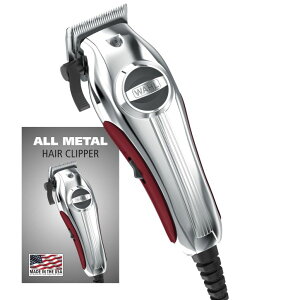 �y�b�g�o���J�� Wahl USA Pro Ultra Quiet High Torque Corded Hair Clipper for Ultra Quiet Operation and Cooler Operating Temperatures, Metal Housing with Bonus Hair Clipping Guard Caddy - Model 3000097 �y���s�A���i�z