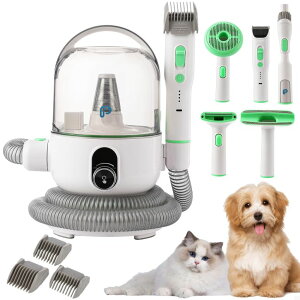 ybgoJ Towallmark Multi-Purpose Pet Hair Remover, Dog Hair Vacuum Groomer with Intake Power 135W, Low Noise Dog Clippers, Pet Hair Vacuum Cleaner with Grooming Tools, Suitable for Dog, Cat, etc ysAiz