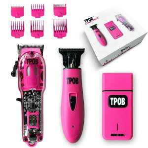 ybgoJ TPOB Slime 2 Candy Pink Clipper Trimmer Shaver Set Barber Hair Clippers in Matte Pink with Taper Blade ysAiz