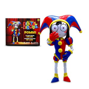 ACWOfW^T[JX tBMA |j Just Toys Deluxe Pomni ? 12 Action Figure from The Amazing Digital Circus | Fully Articulated, Collector-Grade Detail, Display Stand & Accessories ysAiz