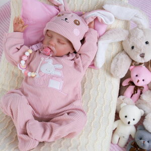 �Տ����� ���A�� �x�r�[�h�[�� �V�����l�` Aori Reborn Baby Dolls Girl - 18'' Realistic Sleeping Newborn - Lifelike Hand-Painted Vinyl Baby Doll with Doll Accessories Set - Weighted Body for Cuddling, for Collectors & Kids 3+ �y���s�A��