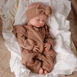 �Տ����� ���A�� �x�r�[�h�[�� �V�����l�` BABESIDE Silicone Reborn Baby Dolls Larry - 16 Inch Realistic Newborn Preemie Baby Doll Girl Silcone Full Body Lifelike Baby Girl Gift with Accessories Kids 3+ & Collectors �y���s�A���i�z